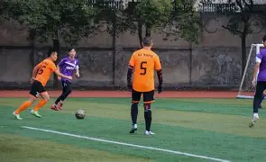 足球赛场如火如荼，球员们为荣誉拼尽全力(足球队员比赛)